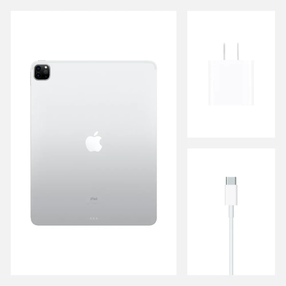 Apple 12.9" iPad Pro (4th Generation) Wi-Fi + Cellular 1TB (Silver) - Refurbished - Image 4