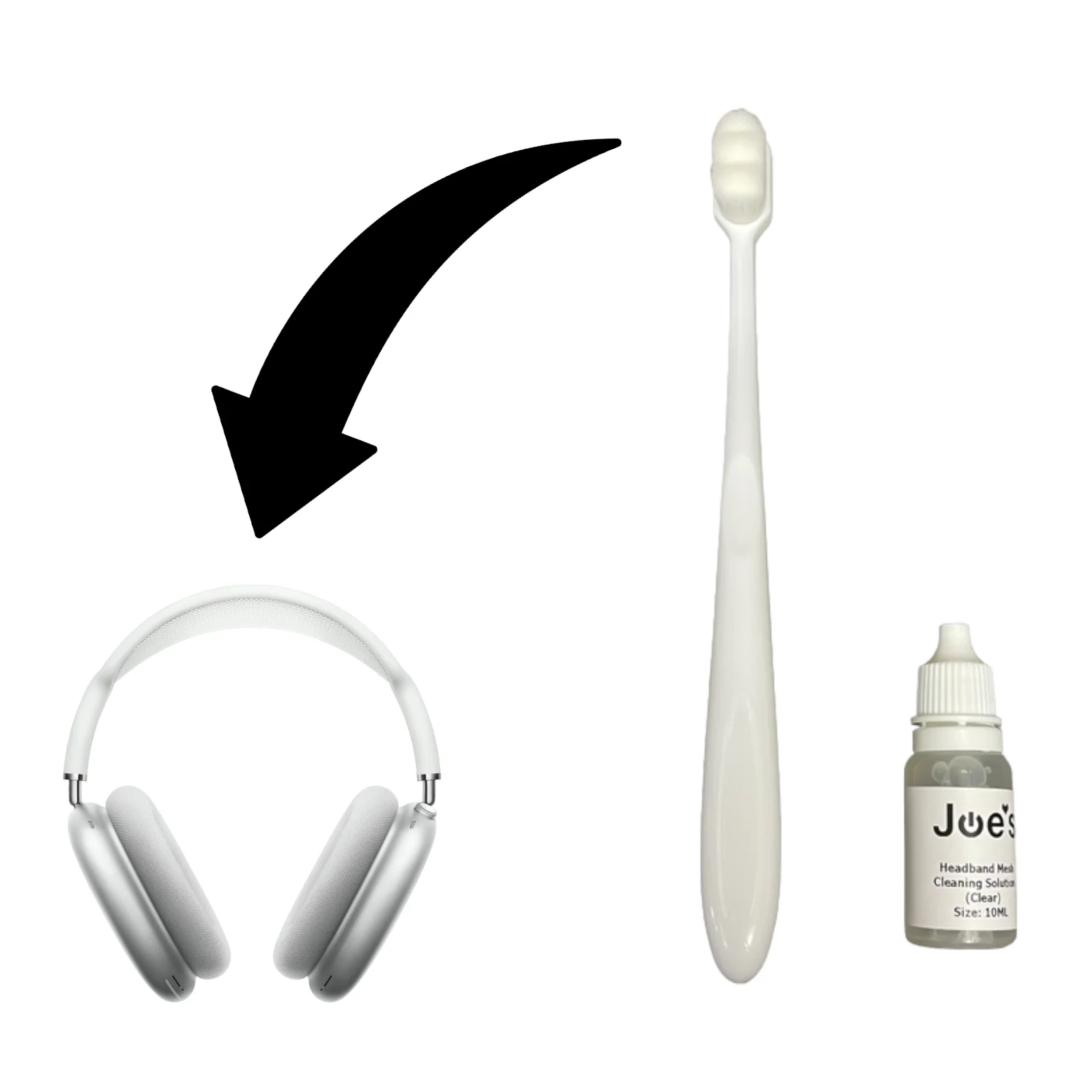 Apple AirPods Max Headphones Headband Mesh Cleaning Solution (Clear) - Image 3