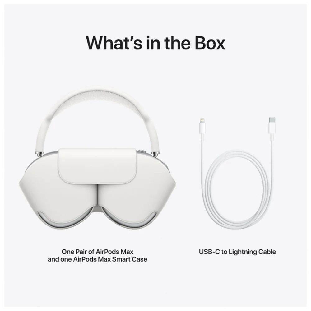 Apple AirPods Max On-Ear Noise-Cancelation Headphones + Case - Refurbished - Image 5