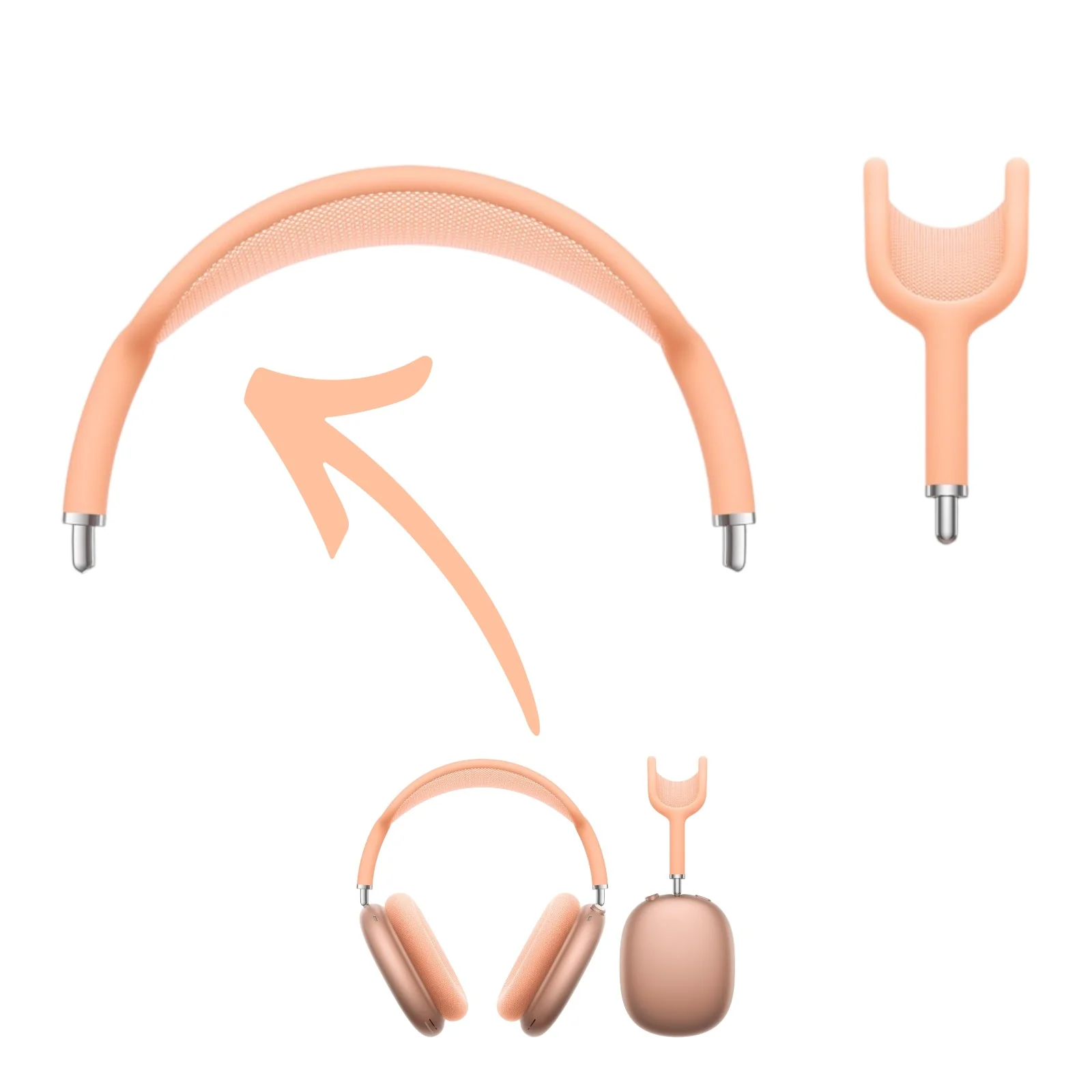 Apple AirPods Max Wireless Headphones Headband Arch Replacements - Parts - Image 8