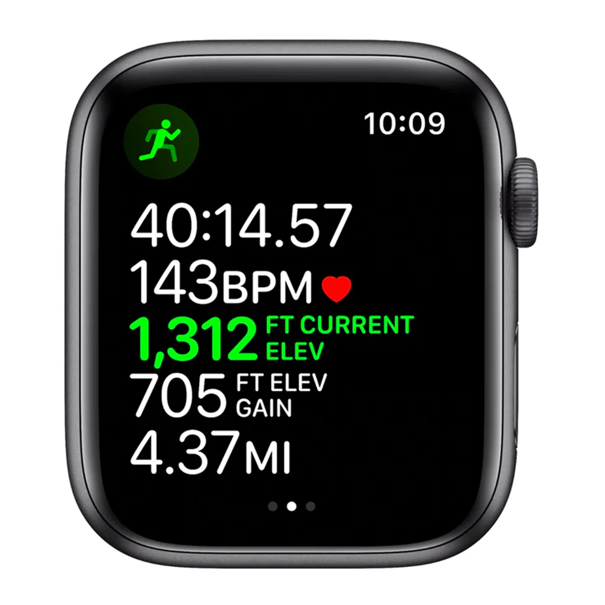 Apple Watch Nike Series 5 (GPS + Cellular) 44mm Aluminum Case (Space Gray) - Refurbished - Image 3