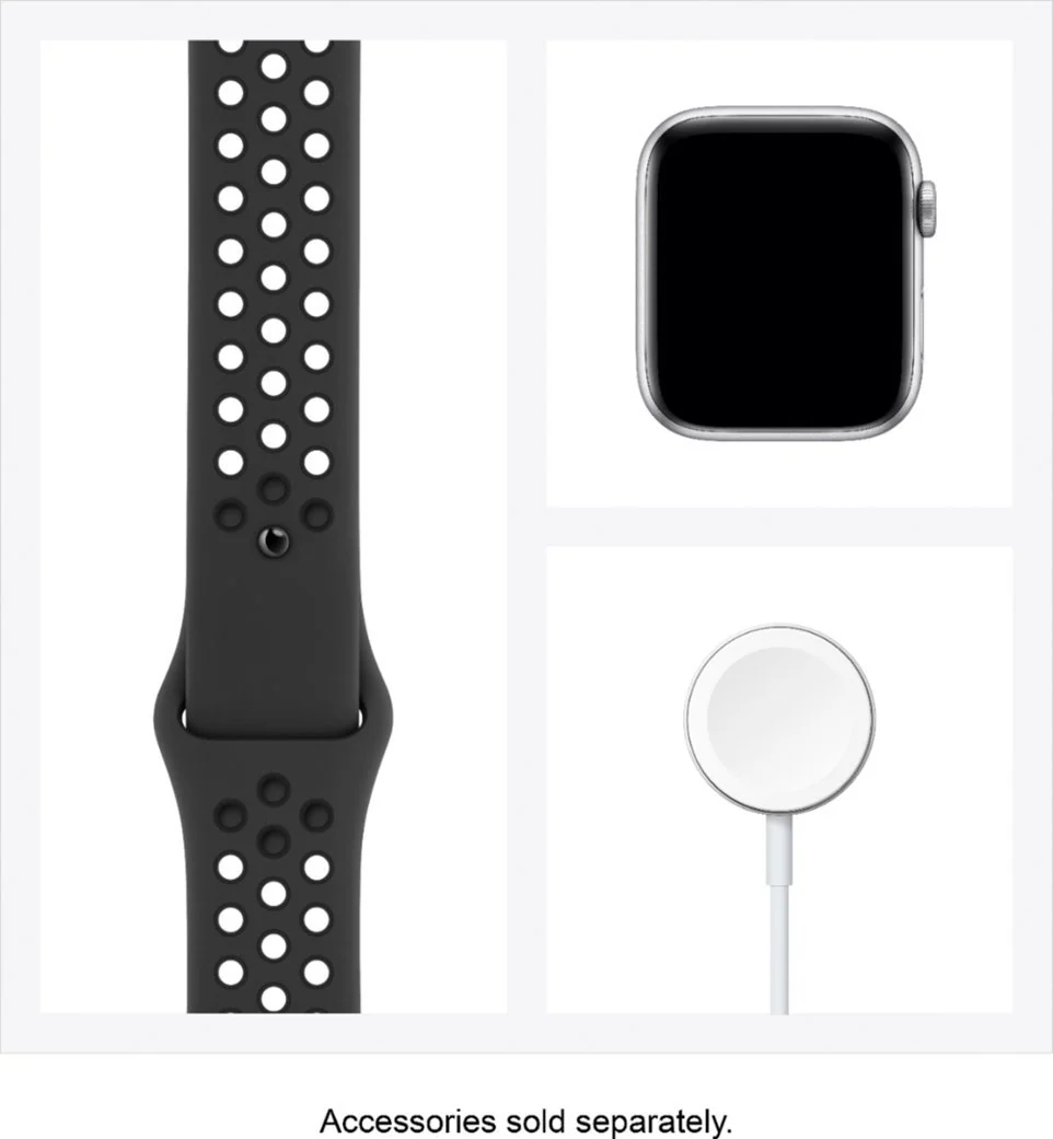 Apple Watch Nike Series 6 (GPS) 44mm Aluminum Case (Space Gray) - Refurbished - Image 2