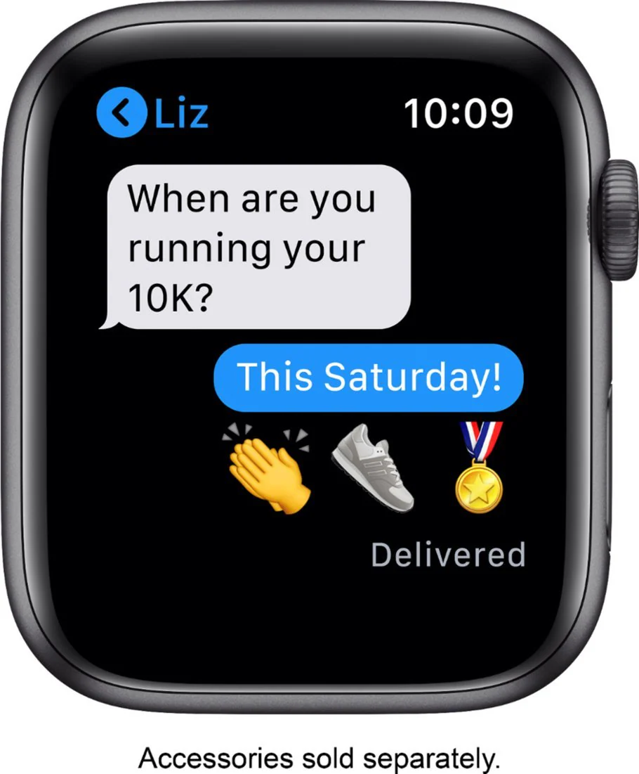 Apple Watch Nike Series 6 (GPS) 44mm Aluminum Case (Space Gray) - Refurbished - Image 3