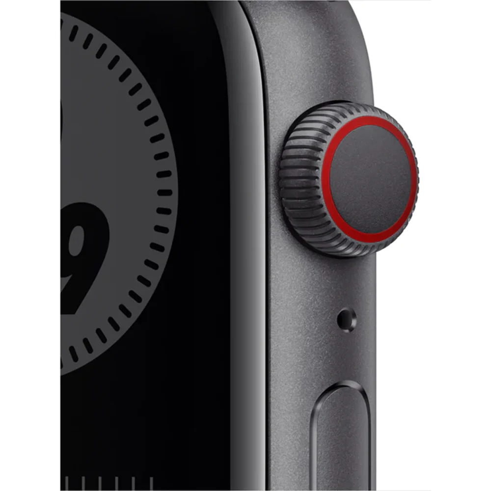 Apple Watch Nike Series 6 (GPS + Cellular) 44mm Aluminum Case (Space Gray) - Refurbished - Image 2