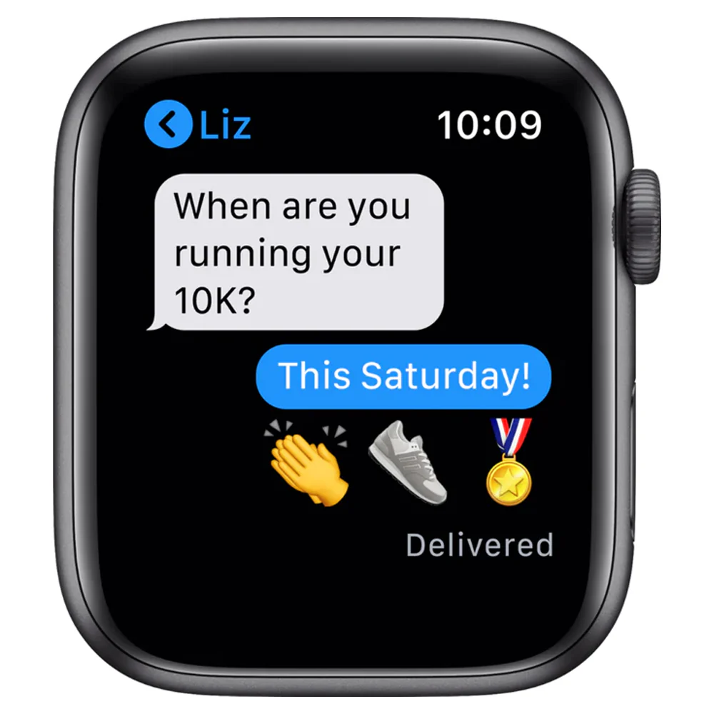 Apple Watch Nike Series 6 (GPS + Cellular) 44mm Aluminum Case (Space Gray) - Refurbished - Image 3