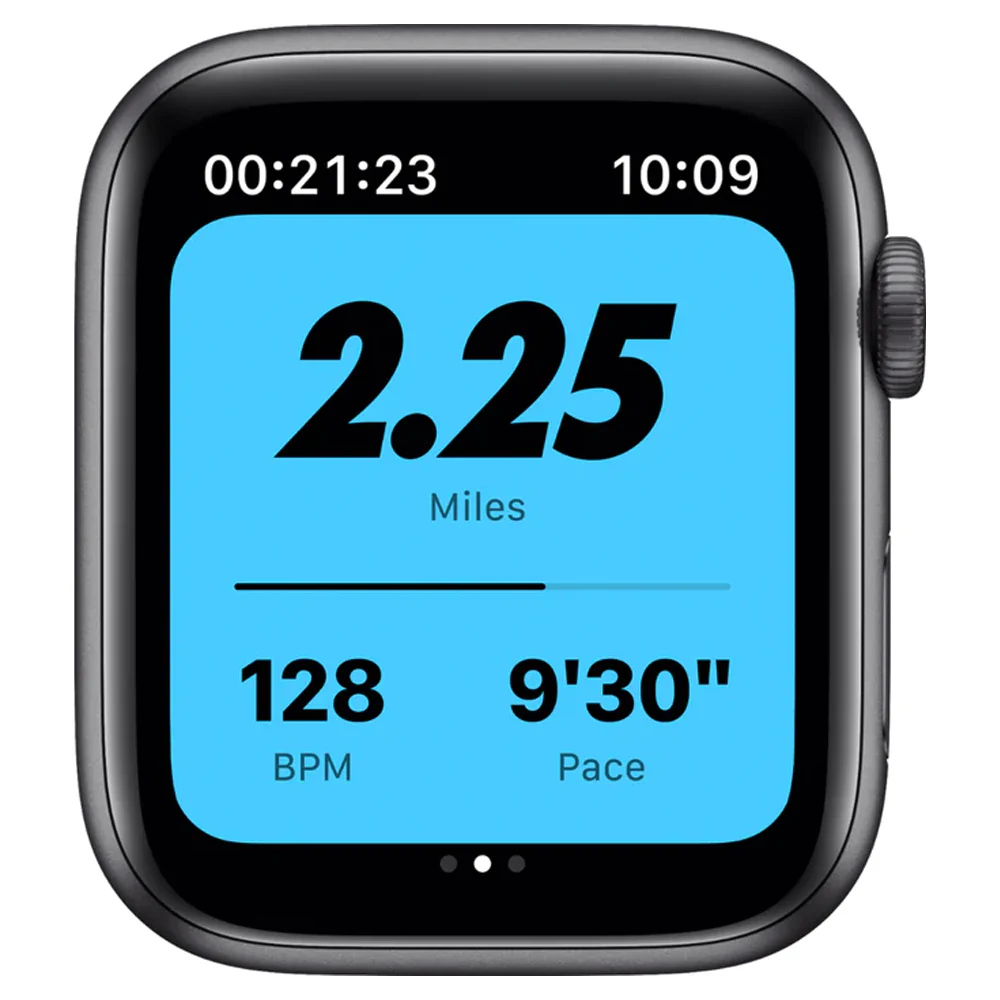 Apple Watch Nike Series 6 (GPS + Cellular) 44mm Aluminum Case (Space Gray) - Refurbished - Image 4