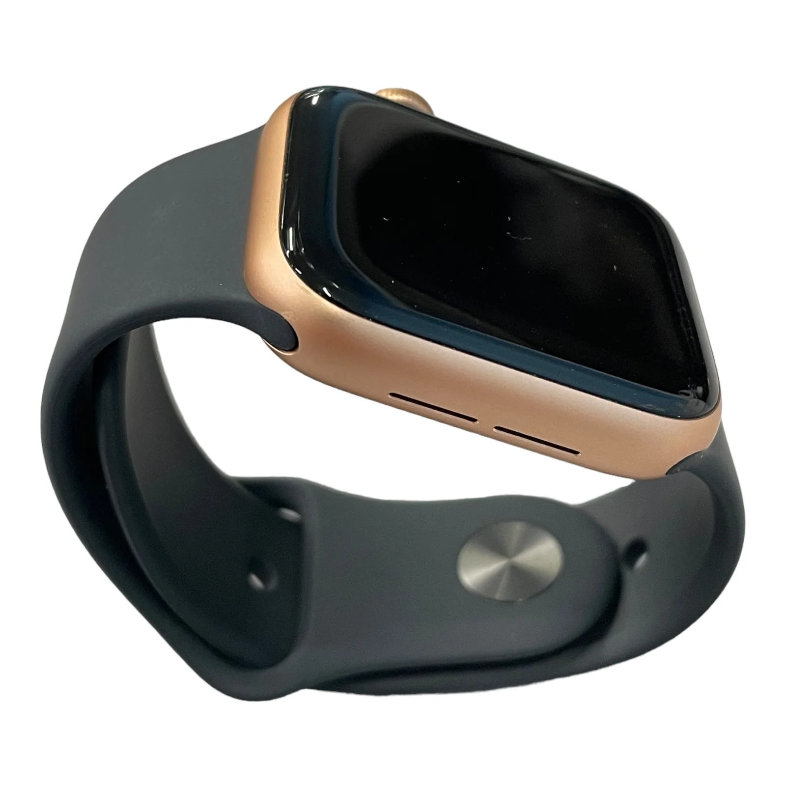 Apple Watch SE (GPS) 40mm Aluminum Case Black Sport Band (Gold) - Refurbished - Image 4