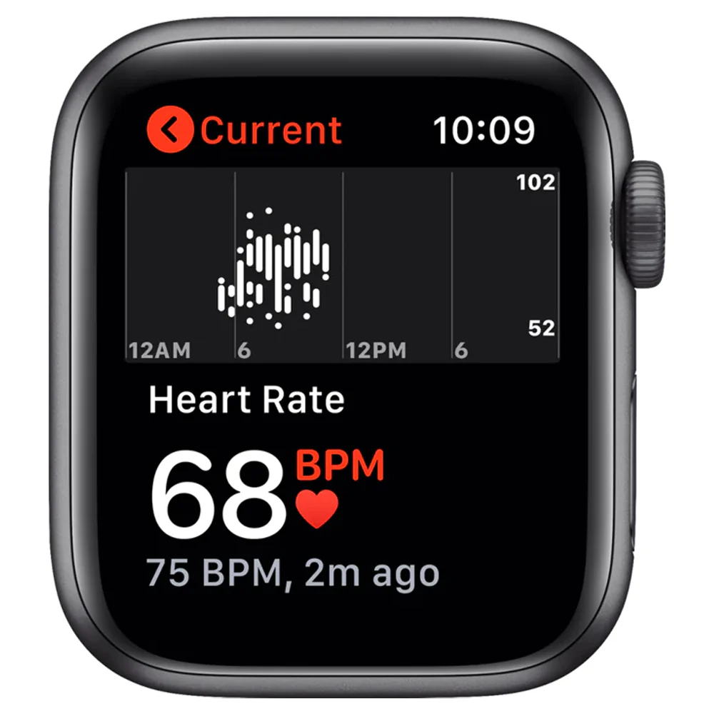 Apple Watch SE (GPS) 40mm Aluminum Case with Black Sport Band (Space Gray) - Refurbished - Image 4