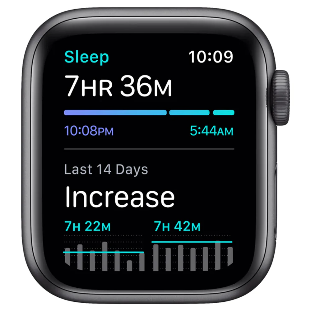 Apple Watch SE (GPS) 40mm Aluminum Case with Black Sport Band (Space Gray) - Refurbished - Image 5