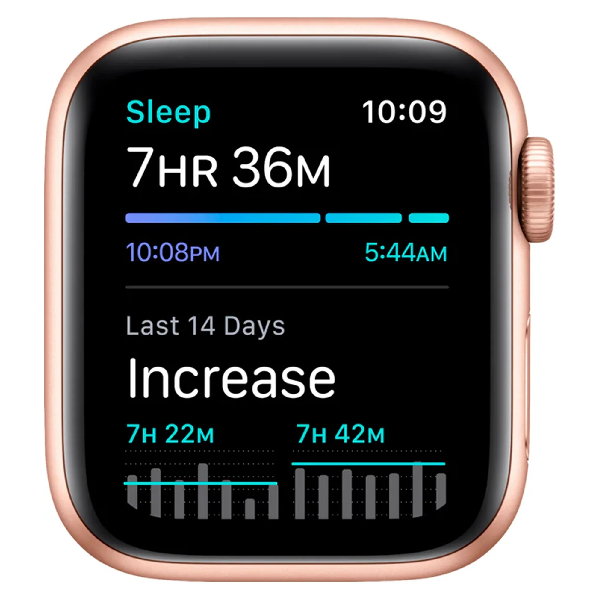 Apple Watch SE (GPS) 40mm Aluminum Case with Pink Sport Band (Gold) - Refurbished - Image 4