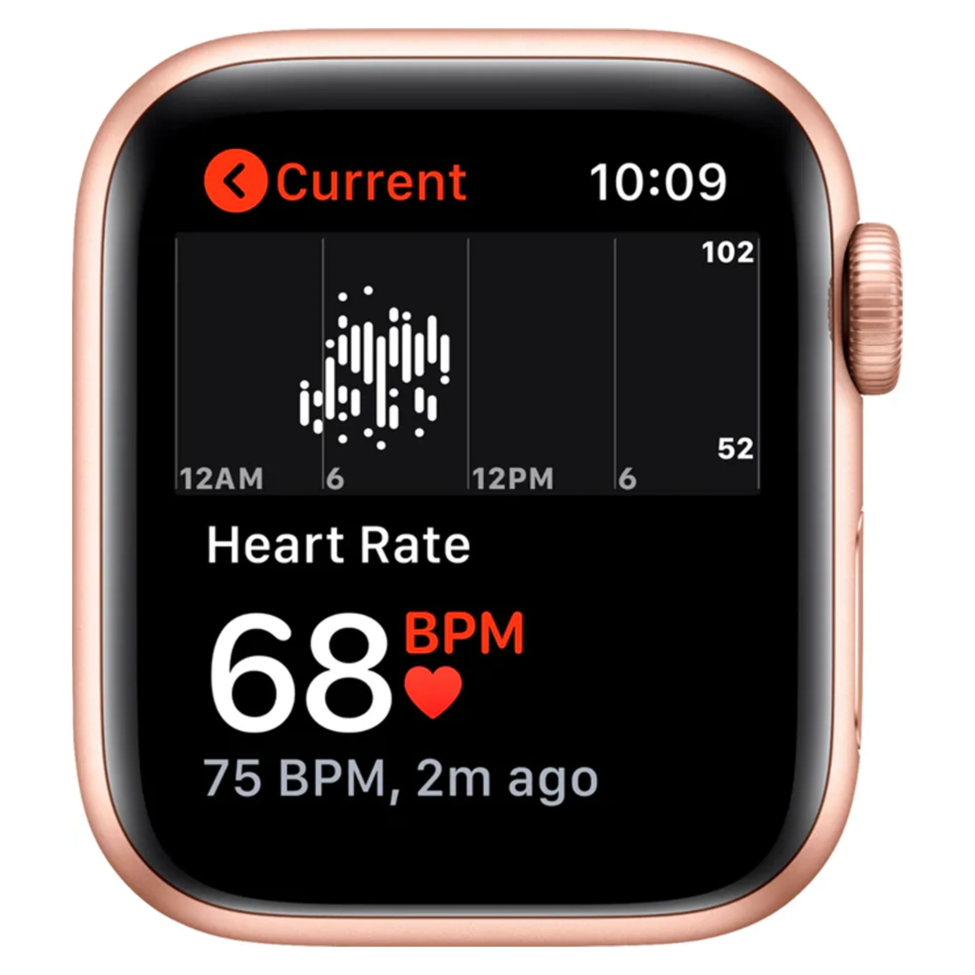 Apple Watch SE (GPS) 40mm Aluminum Case with Pink Sport Band (Gold) - Refurbished - Image 5