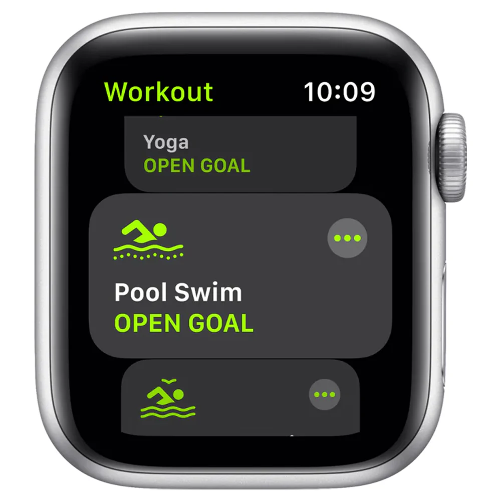 Apple Watch SE (GPS) 40mm Aluminum Case with White Sport Band (Silver) - Refurbished - Image 3