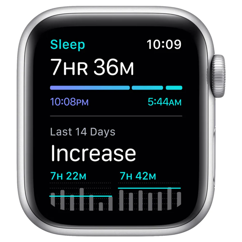 Apple Watch SE (GPS) 40mm Aluminum Case with White Sport Band (Silver) - Refurbished - Image 5