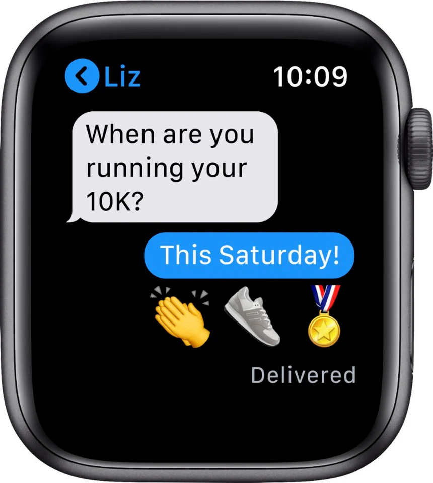 Apple Watch SE (GPS) 44mm Aluminum Case Black Sport Band (Space Gray) - Refurbished - Image 4