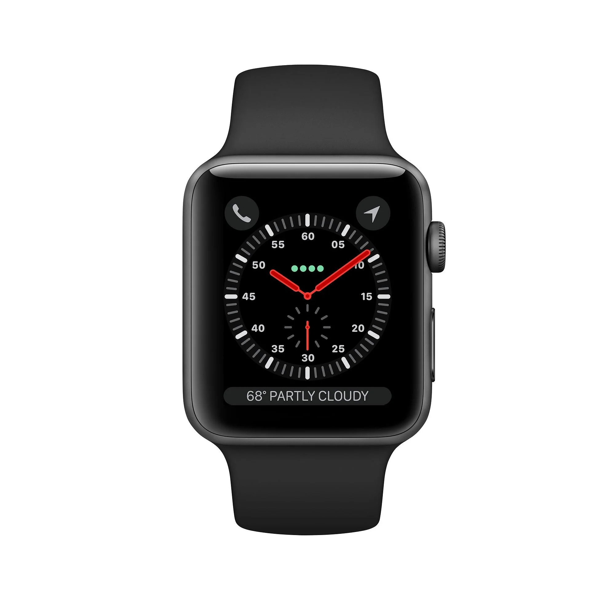 Apple Watch Series 3 38MM (GPS + LTE) Nike+ Aluminum Case (Space Gray) - Refurbished - Image 2
