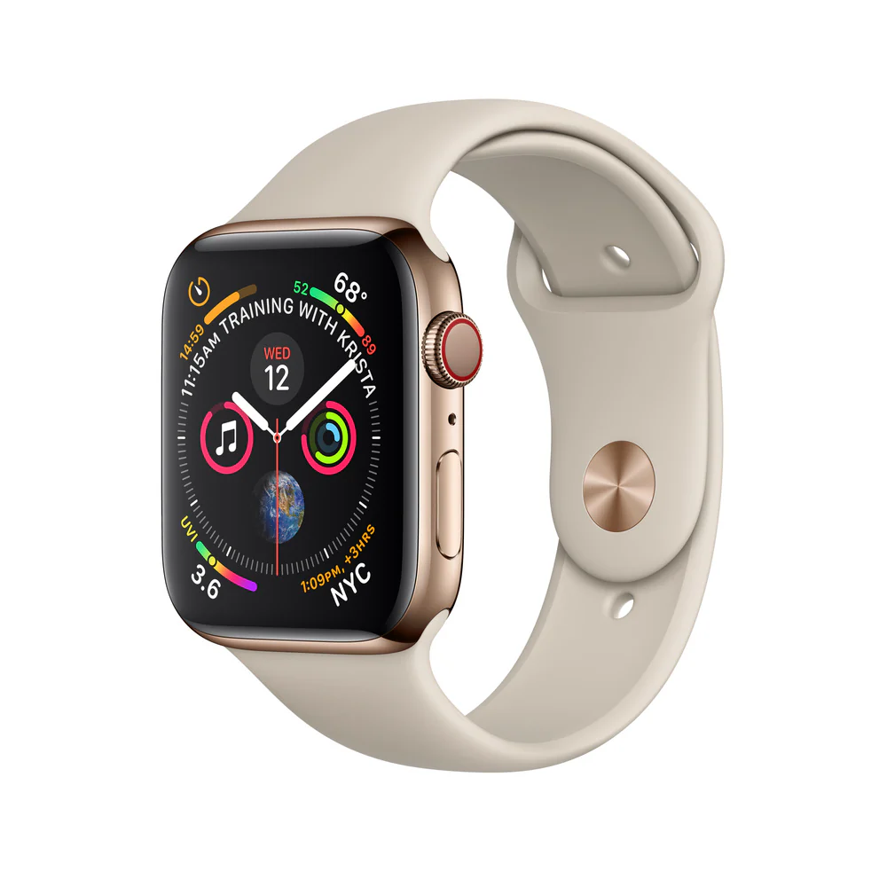 Apple Watch Series 4 (GPS + Cellular) 44mm Stainless Steel Case - Refurbished - Image 2