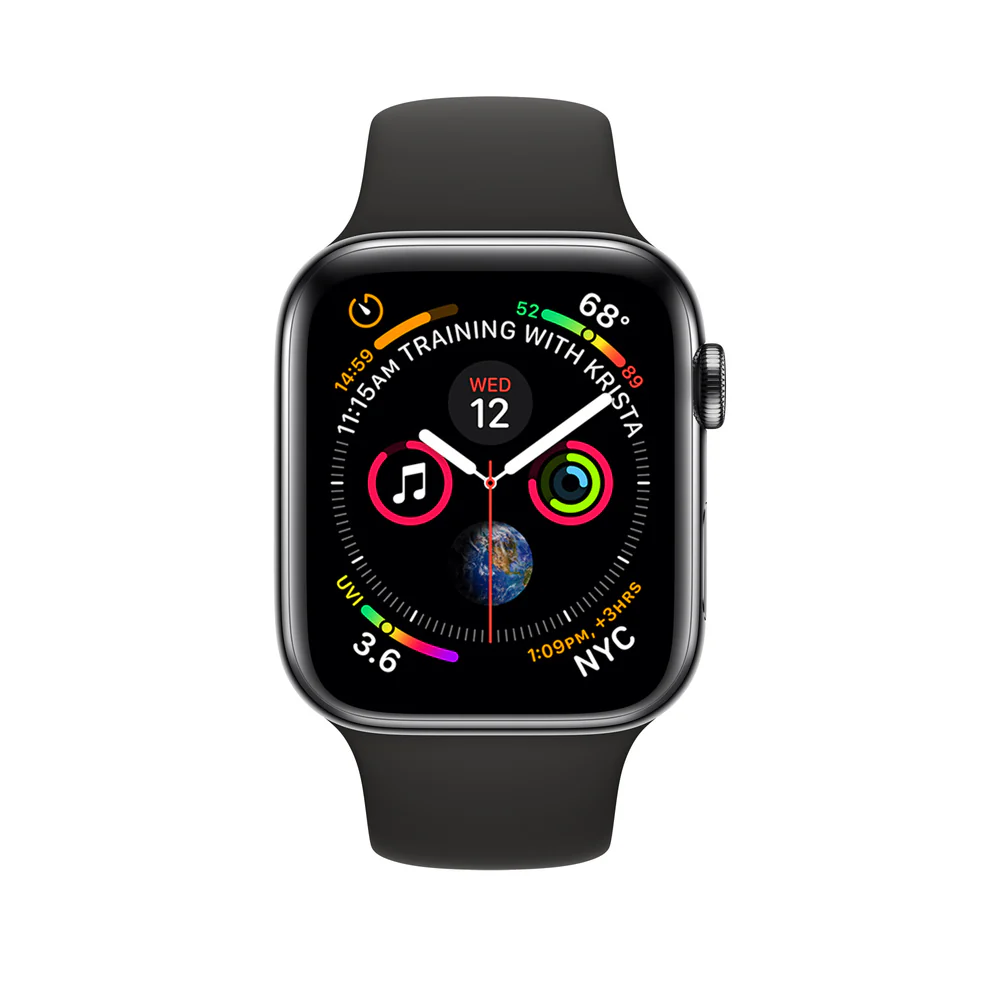 Apple Watch Series 4 (GPS + Cellular) 44mm Stainless Steel Case - Refurbished - Image 3
