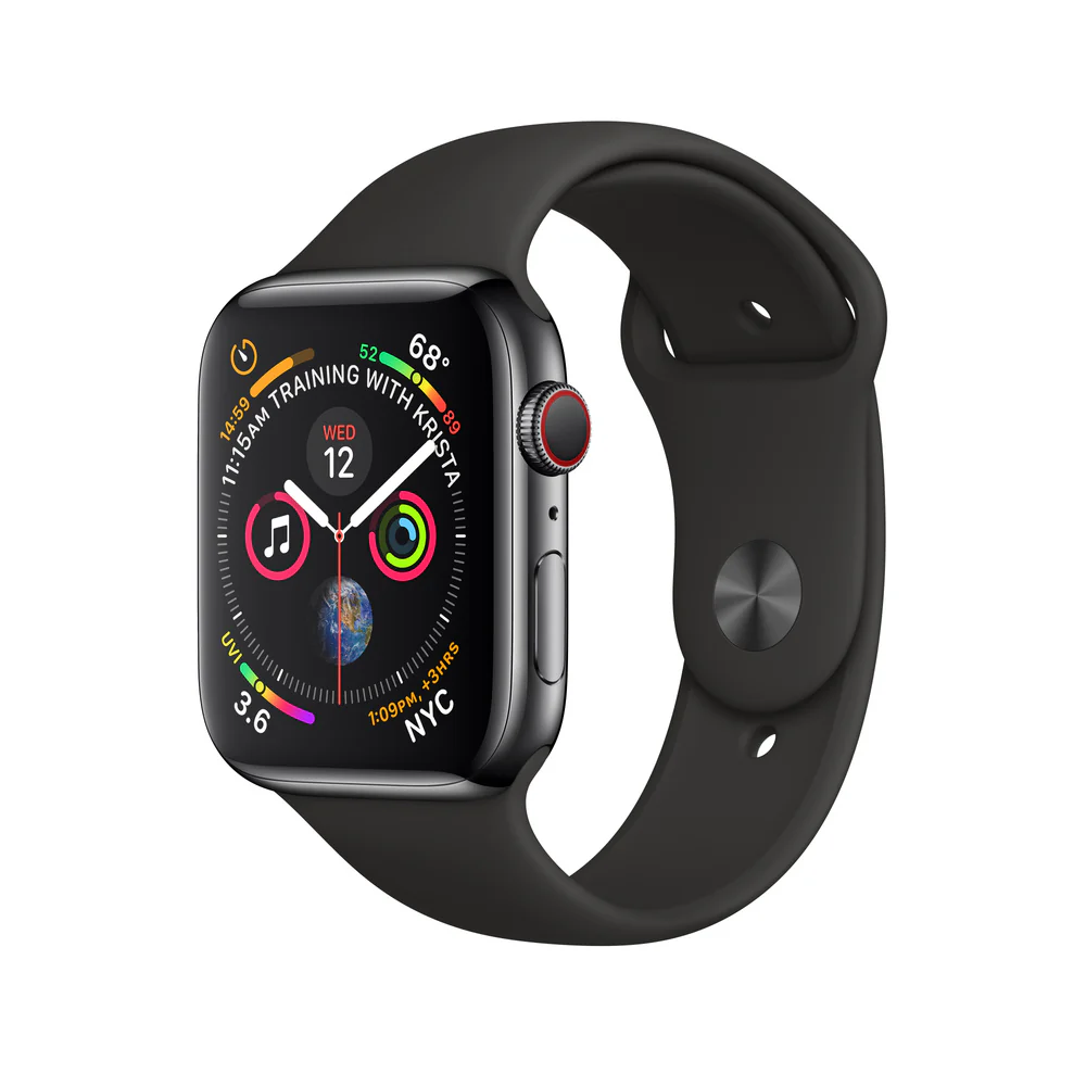 Apple Watch Series 4 (GPS + Cellular) 44mm Stainless Steel Case - Refurbished - Image 4