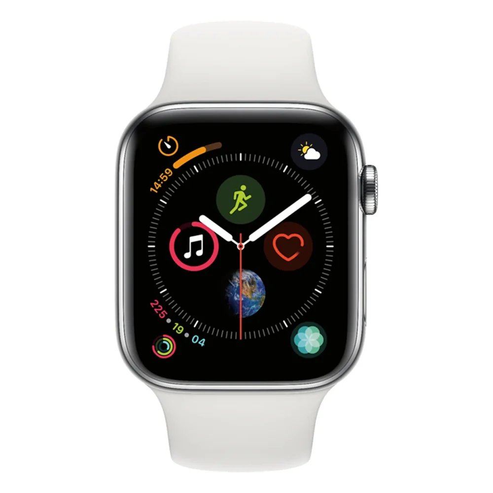 Apple Watch Series 4 (GPS + Cellular) 44mm Stainless Steel Case (Silver) - Refurbished - Image 2