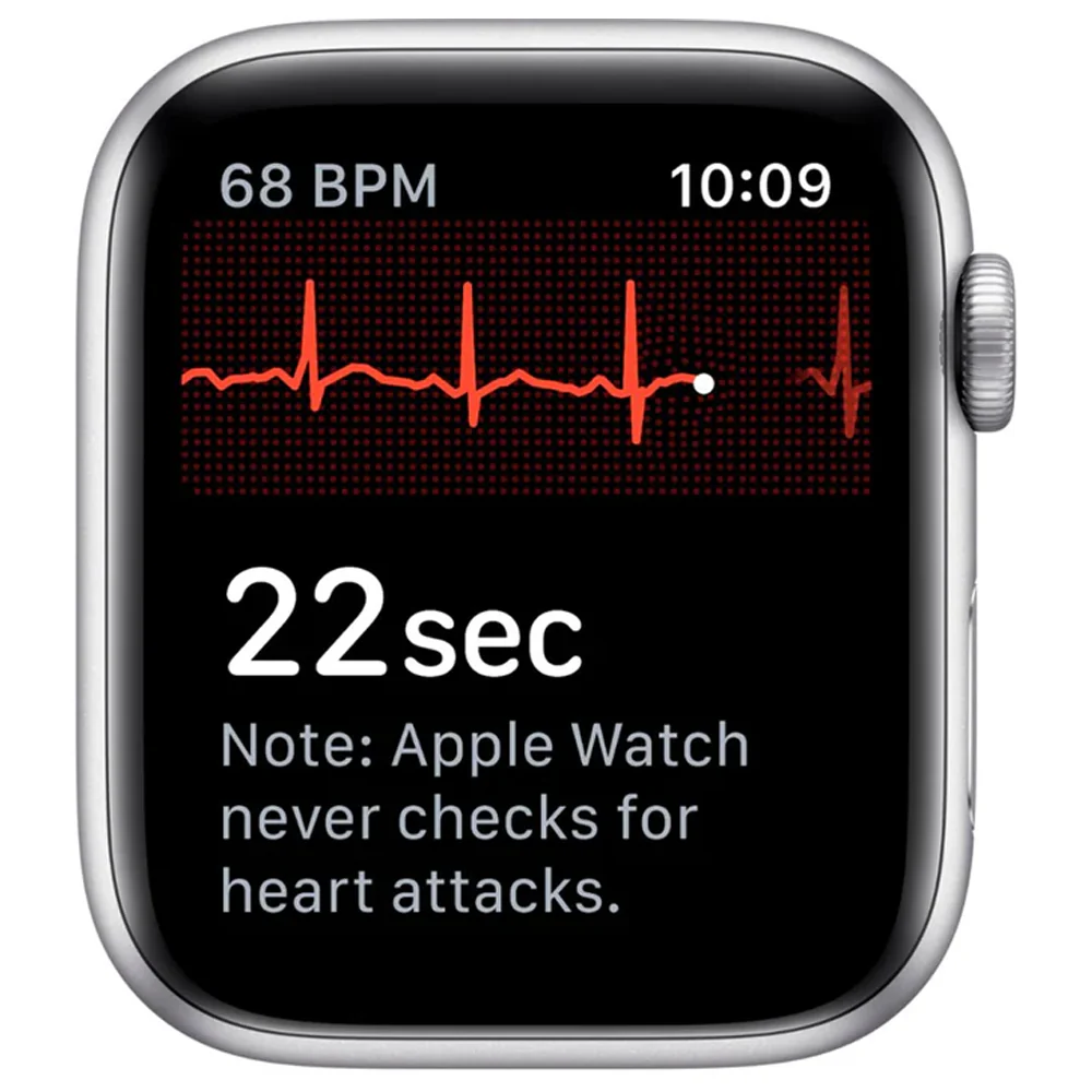 Apple Watch Series 5 (GPS) 44mm Aluminum Case (Silver) - Refurbished - Image 3