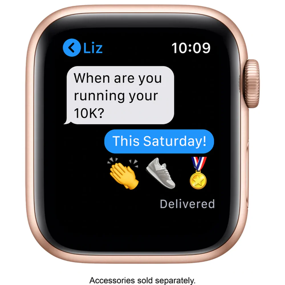 Apple Watch Series 6 (GPS) 40mm Aluminum Case (Gold) - Refurbished - Image 2