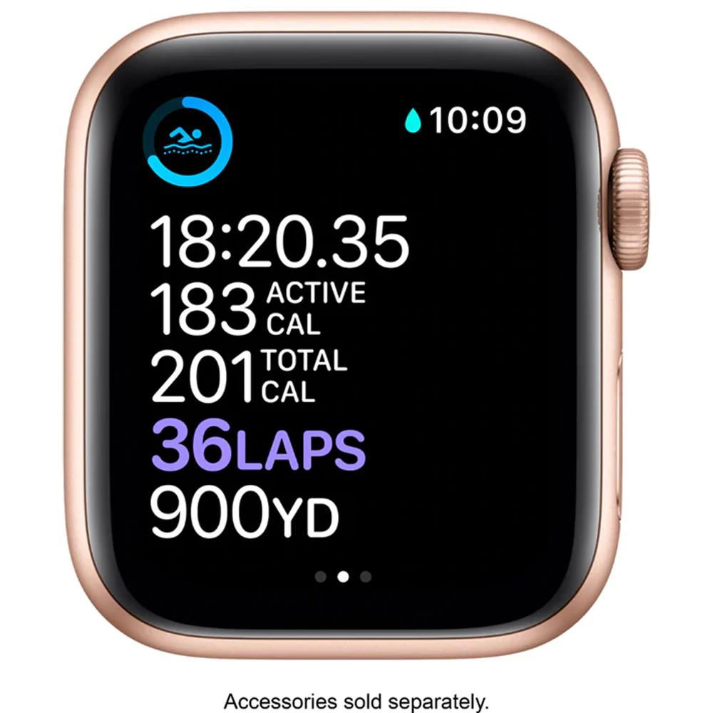 Apple Watch Series 6 (GPS) 40mm Aluminum Case (Gold) - Refurbished - Image 3