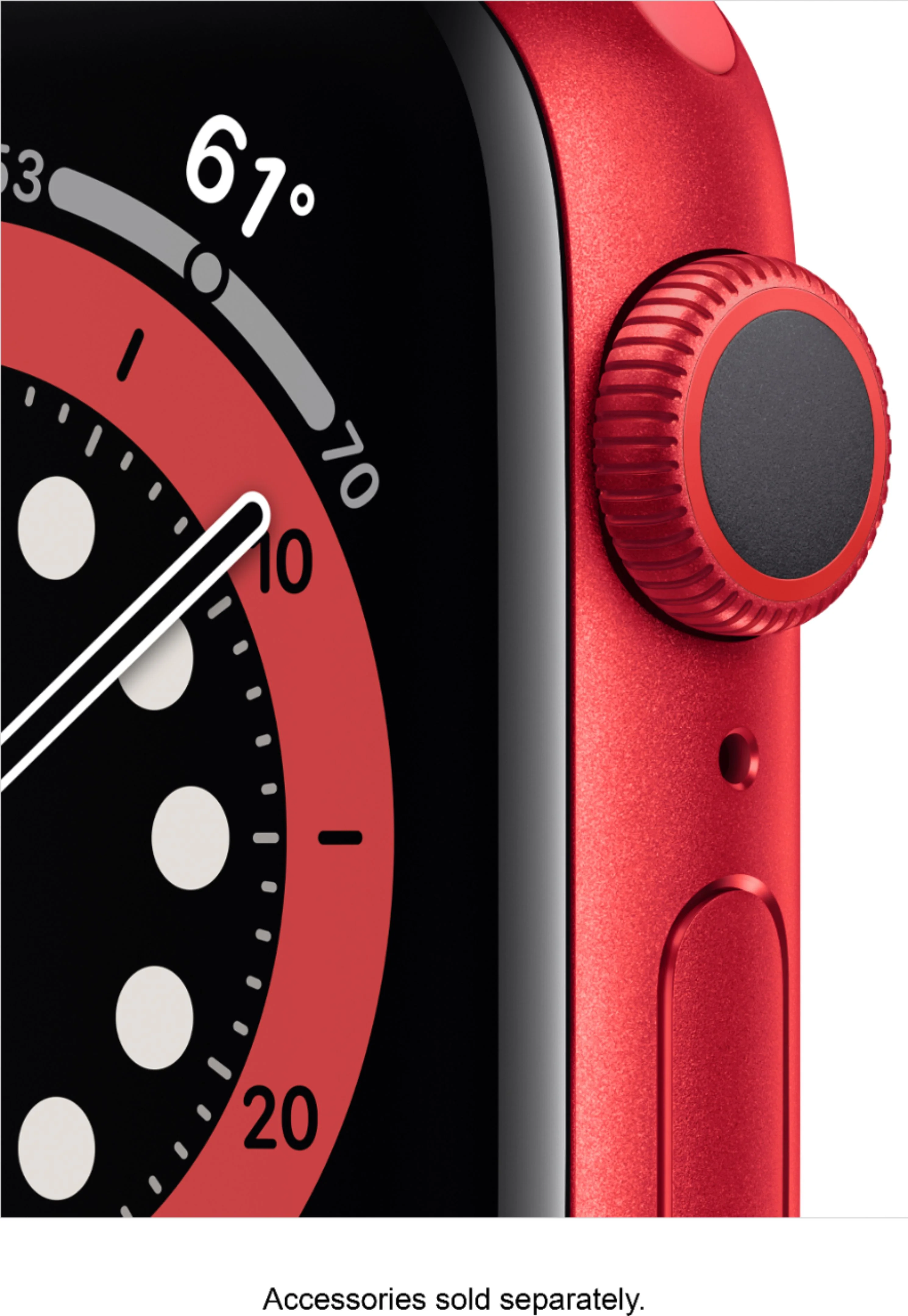 Apple Watch Series 6 (GPS) 40mm Aluminum Case (Product Red) - Refurbished - Image 5