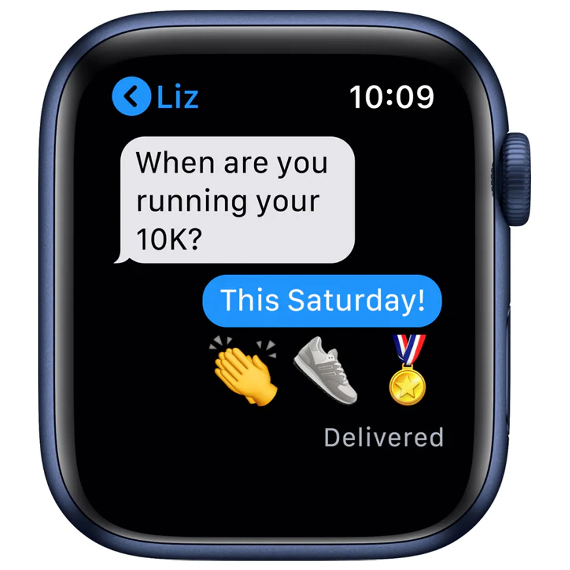 Apple Watch Series 6 (GPS) 44mm Aluminum Case (Blue) - Refurbished - Image 3