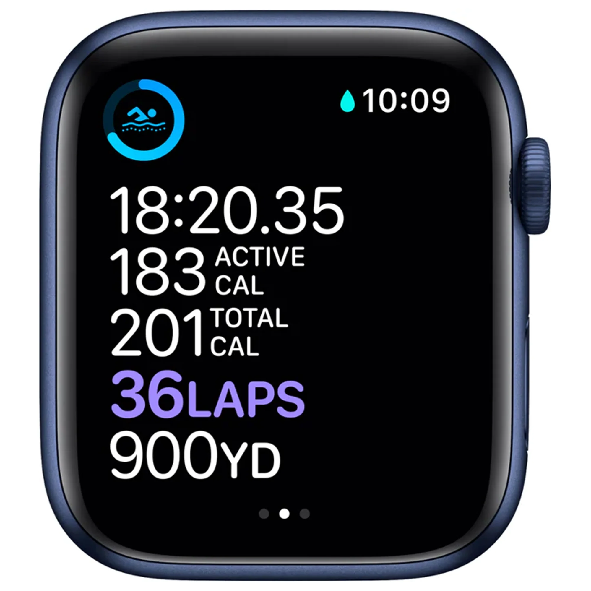 Apple Watch Series 6 (GPS) 44mm Aluminum Case (Blue) - Refurbished - Image 4