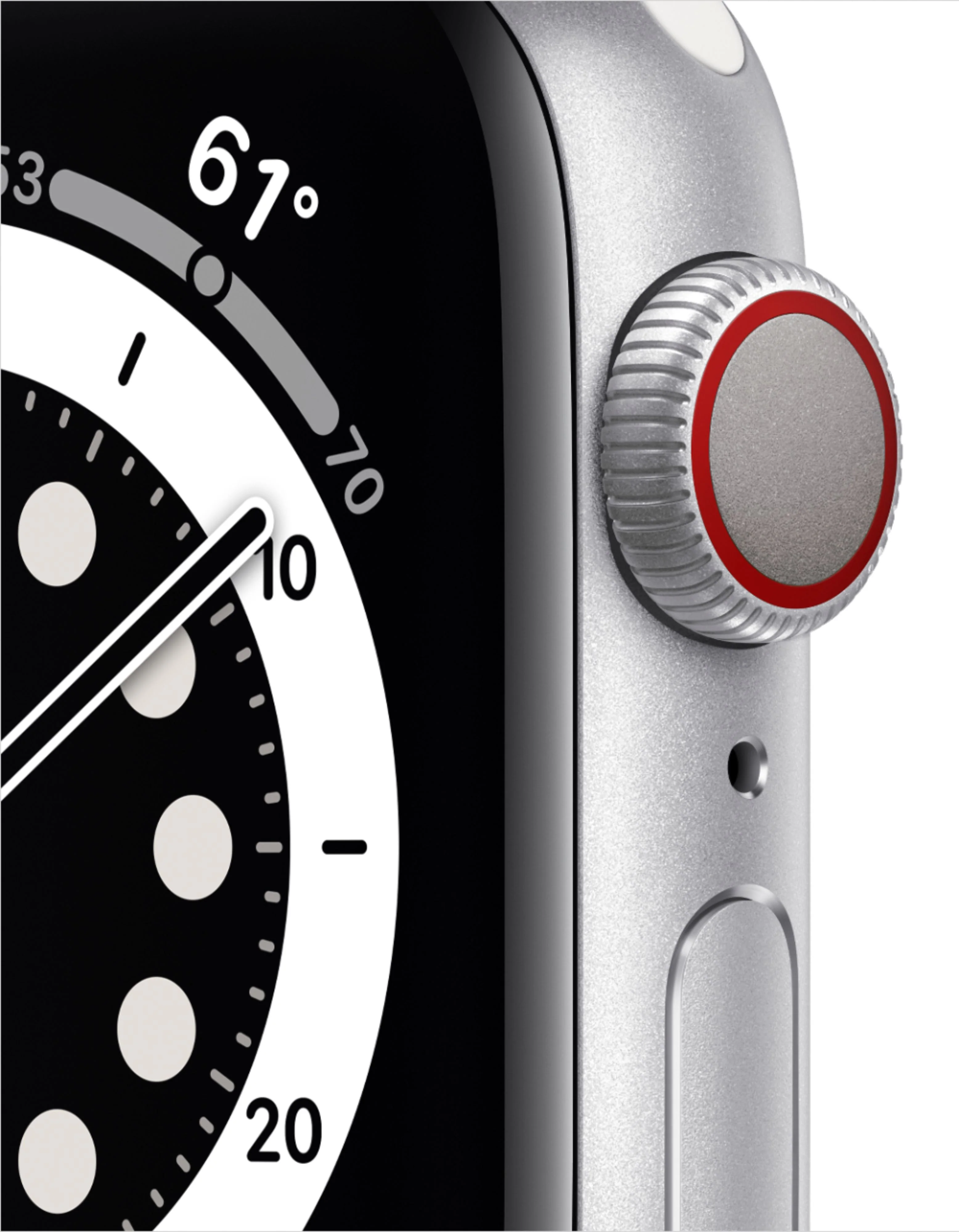 Apple Watch Series 6 (GPS + Cellular) 40mm Aluminum Case (Silver) - Refurbished - Image 2