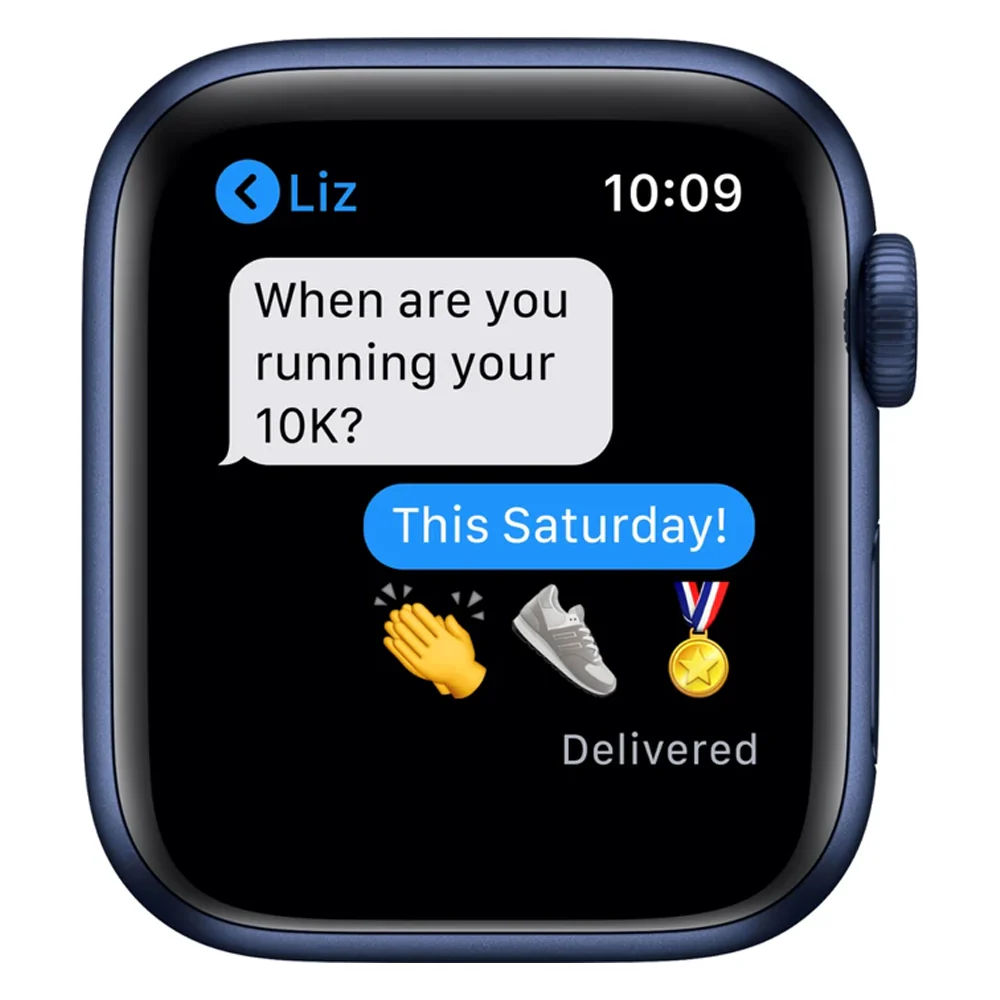 Apple Watch Series 6 (GPS + Cellular) 40mm Aluminum Case (Blue) - Refurbished - Image 2