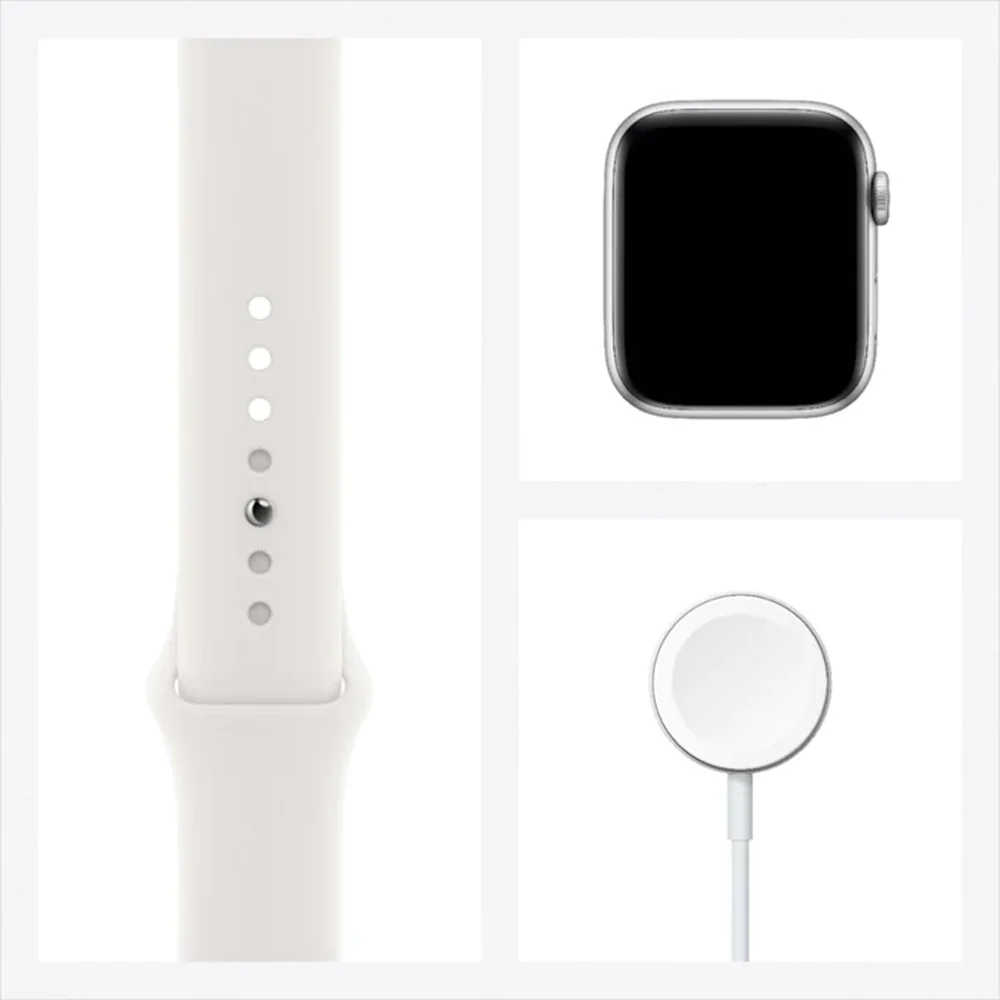 Apple Watch Series 6 (GPS + Cellular) 44mm Aluminum Case (Silver) - Refurbished - Image 3