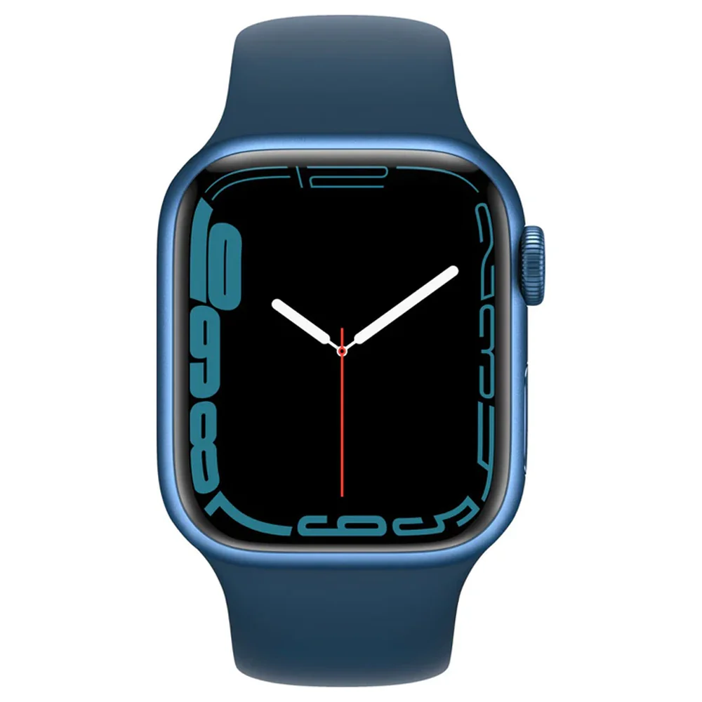 Apple Watch Series 7 (GPS) 41mm Aluminum Case (Blue) - Refurbished - Image 3