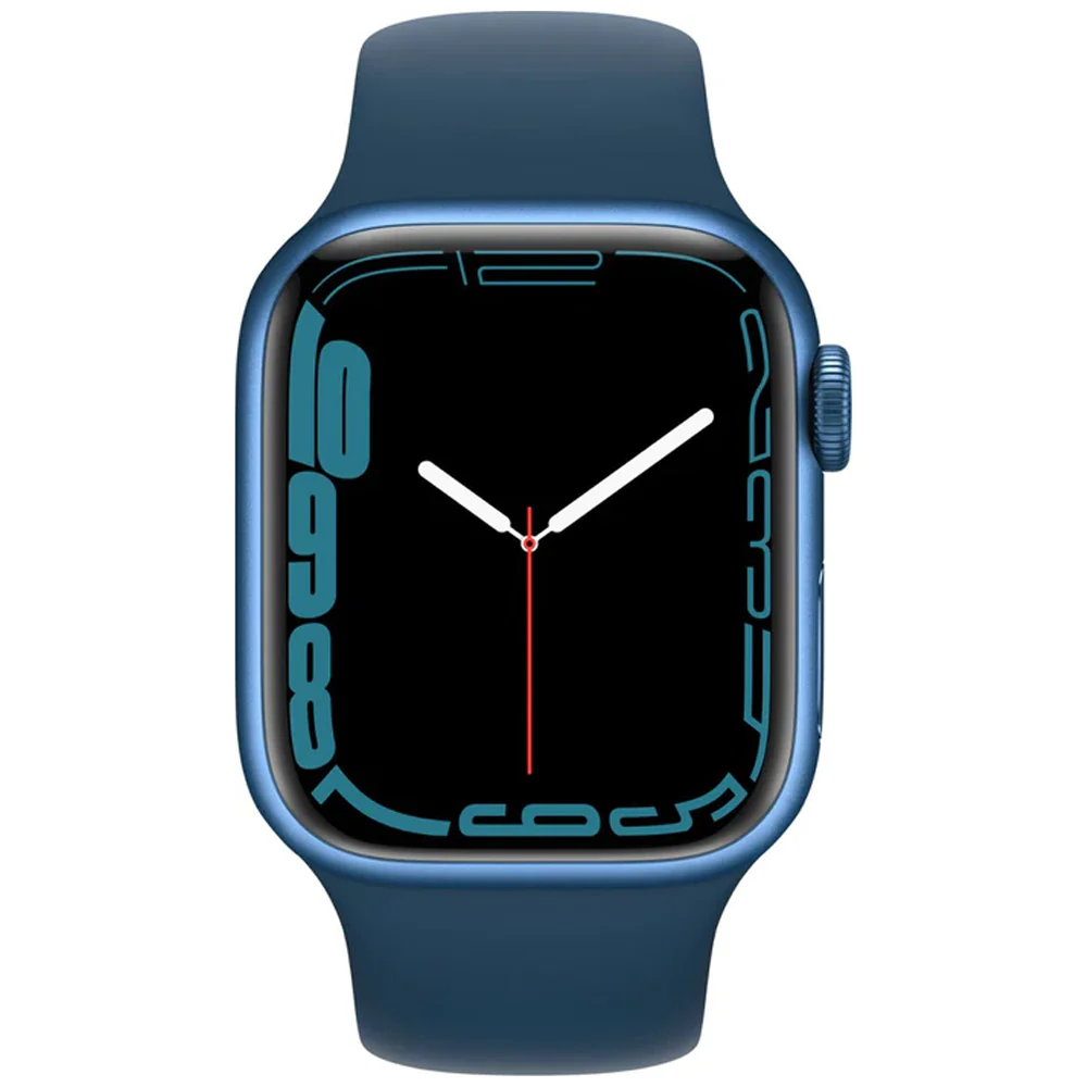 Apple Watch Series 7 (GPS + LTE) 41mm Aluminum Case (Blue) - Refurbished - Image 3