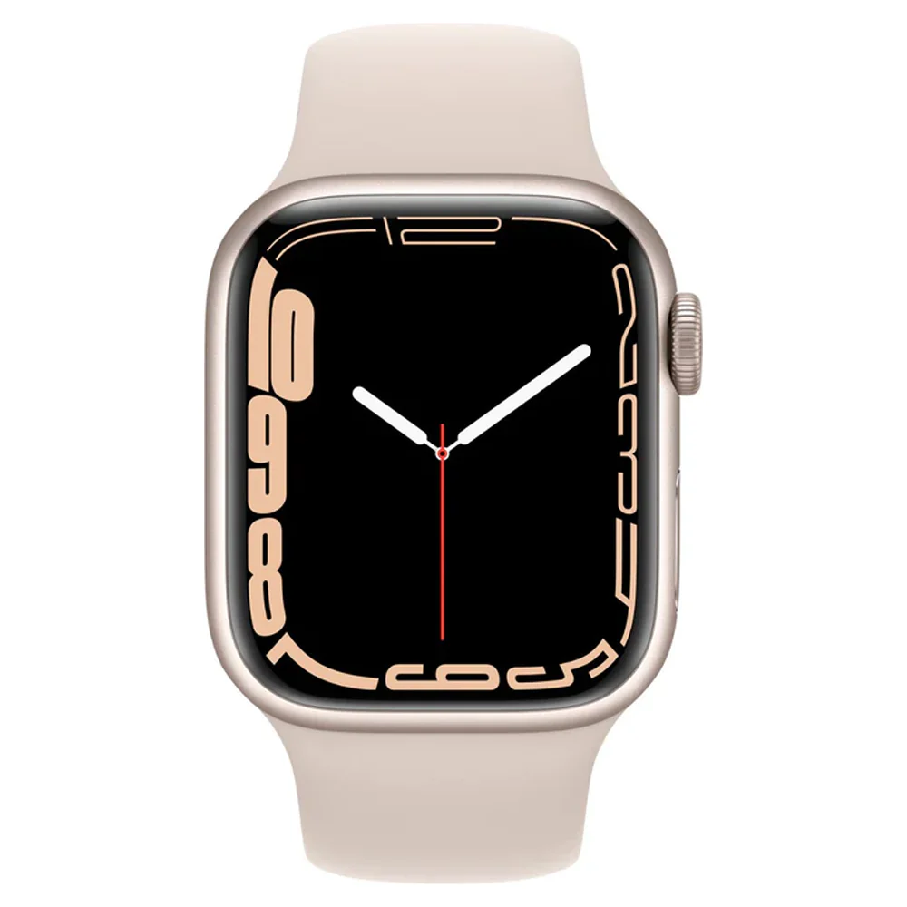 Apple Watch Series 7 (GPS + LTE) 41mm Aluminum Case (Starlight) - Refurbished - Image 3