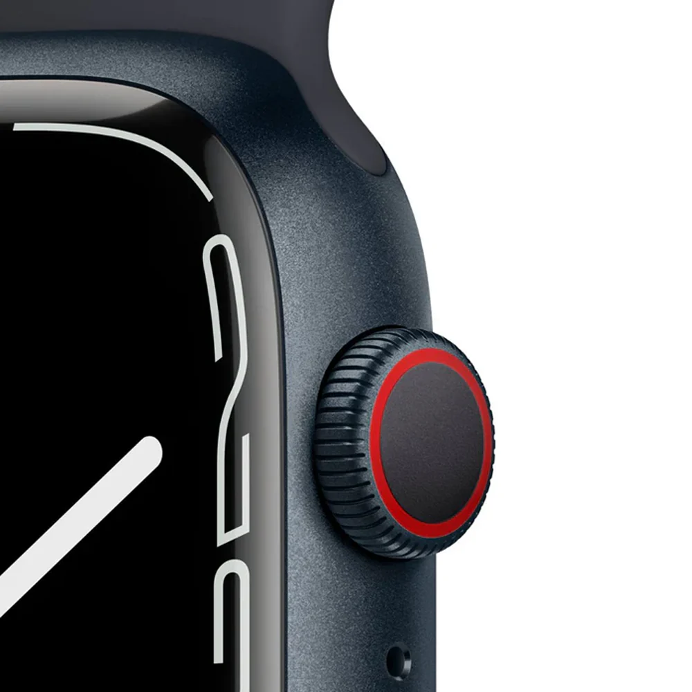 Apple Watch Series 7 (GPS + LTE) 45mm Aluminum Case (Midnight) - Refurbished - Image 2