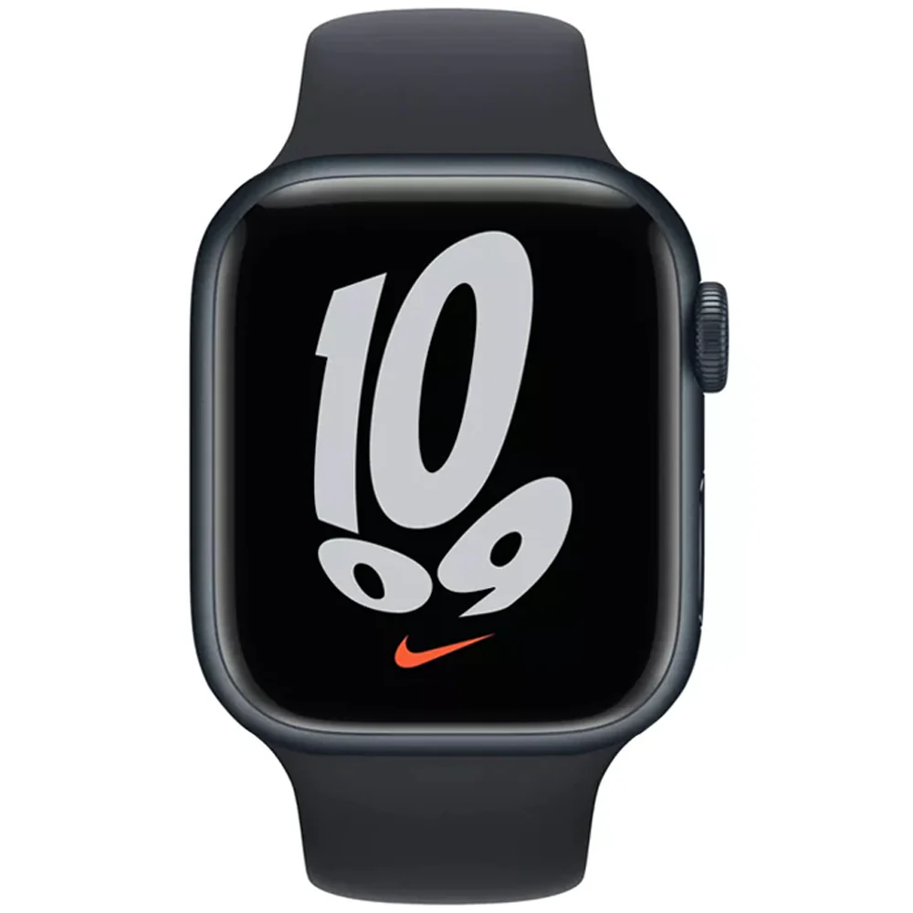 Apple Watch Series 7 (GPS + LTE) Nike 45mm Aluminum Case (Midnight) - Refurbished - Image 2