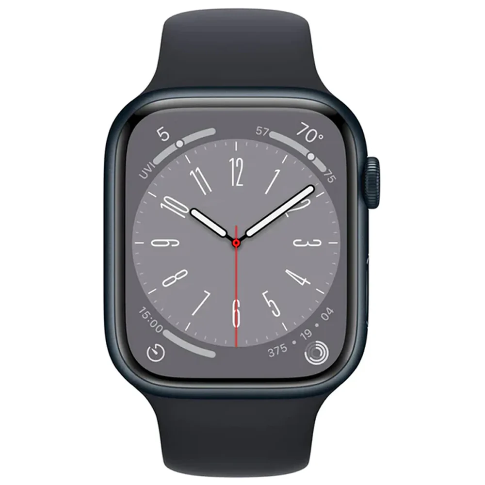 Apple Watch Series 8 (GPS) 41mm Aluminum Case (Midnight) - Refurbished - Image 4