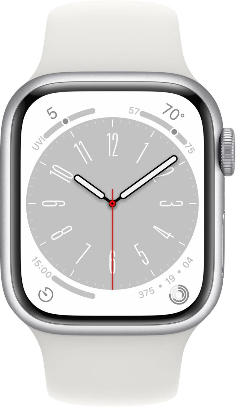 Apple Watch Series 8 (GPS) 41mm Aluminum Case (Silver) - Refurbished - Image 2