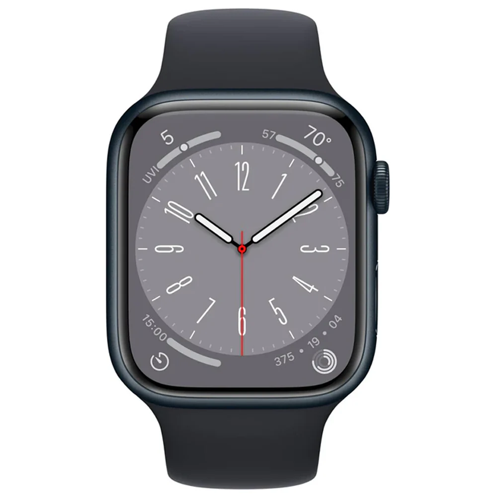 Apple Watch Series 8 (GPS) 45mm Aluminum Case (Midnight) - Refurbished - Image 2