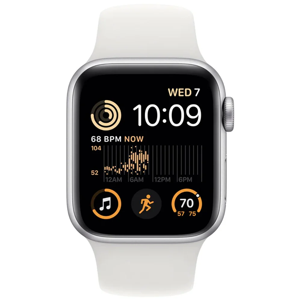 Apple Watch Series SE 2nd Generation (GPS) 40mm Aluminum Case (Silver) - Refurbished - Image 2