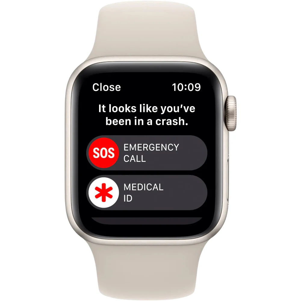 Apple Watch Series SE 2nd Generation (GPS) 40mm Aluminum Case (Starlight) - Refurbished - Image 2