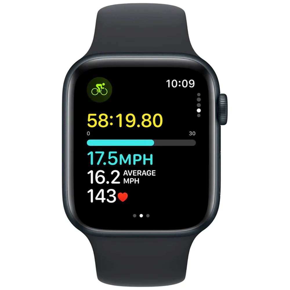 Apple Watch Series SE 2nd Generation (GPS) 44mm Aluminum Case (Midnight) - Refurbished - Image 3