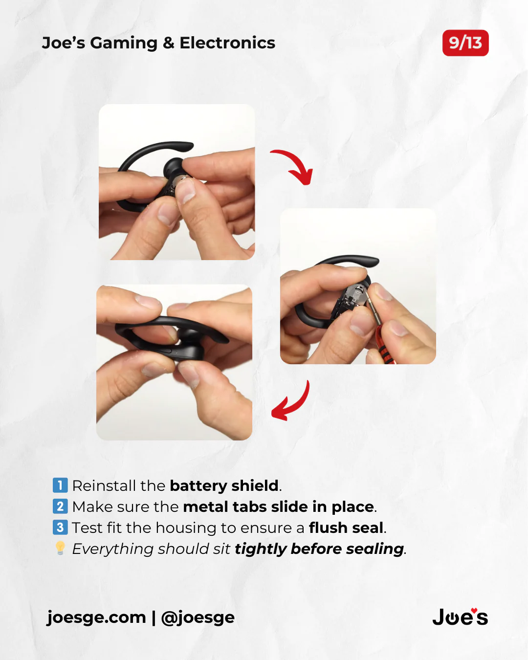Beats By Dre Powerbeats Pro Earphones Round Battery Replacement (New) - Parts - Image 13