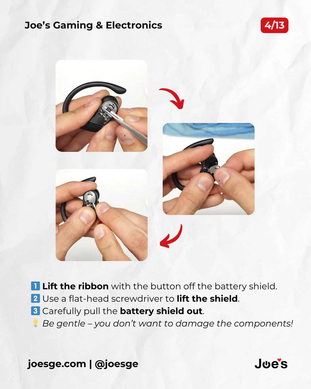 Beats By Dre Powerbeats Pro Earphones Round Battery Replacement (New) - Parts - Image 8