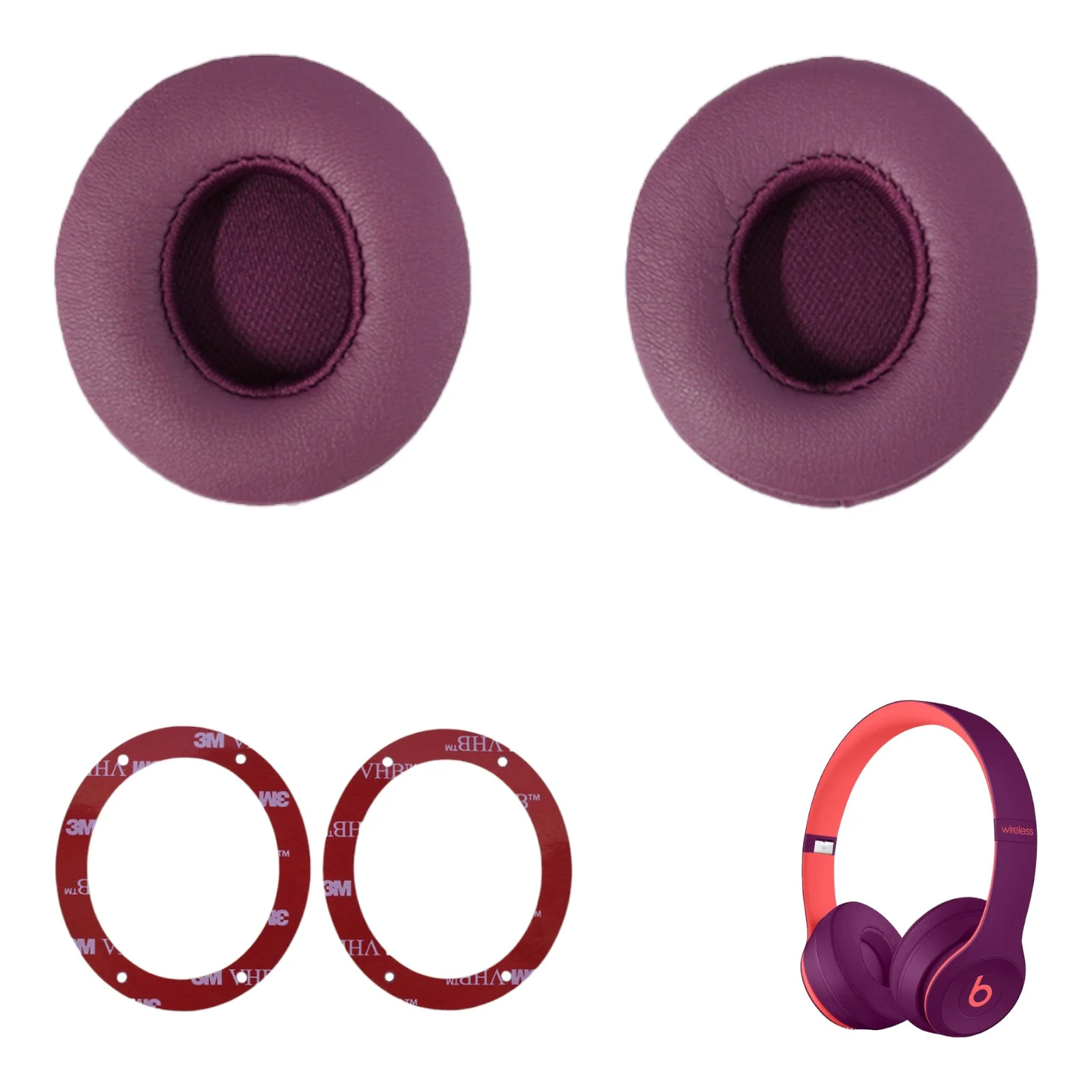 Beats By Dre Solo 2 Solo 3 Wireless Ear Pad Earpad Muffs Replacements - Parts - Image 12