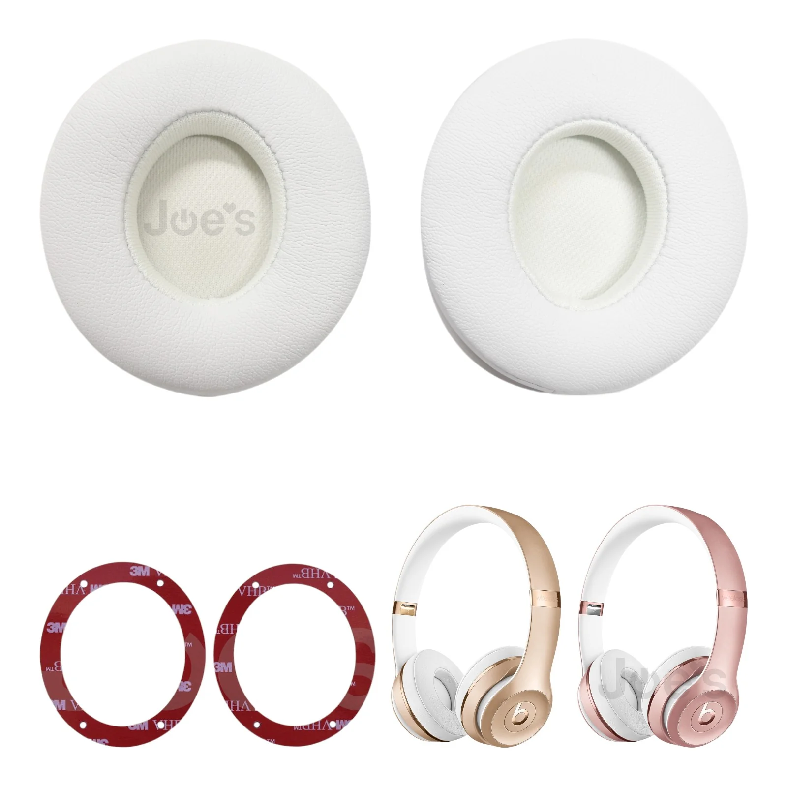 Beats By Dre Solo 2 Solo 3 Wireless Ear Pad Earpad Muffs Replacements - Parts - Image 4