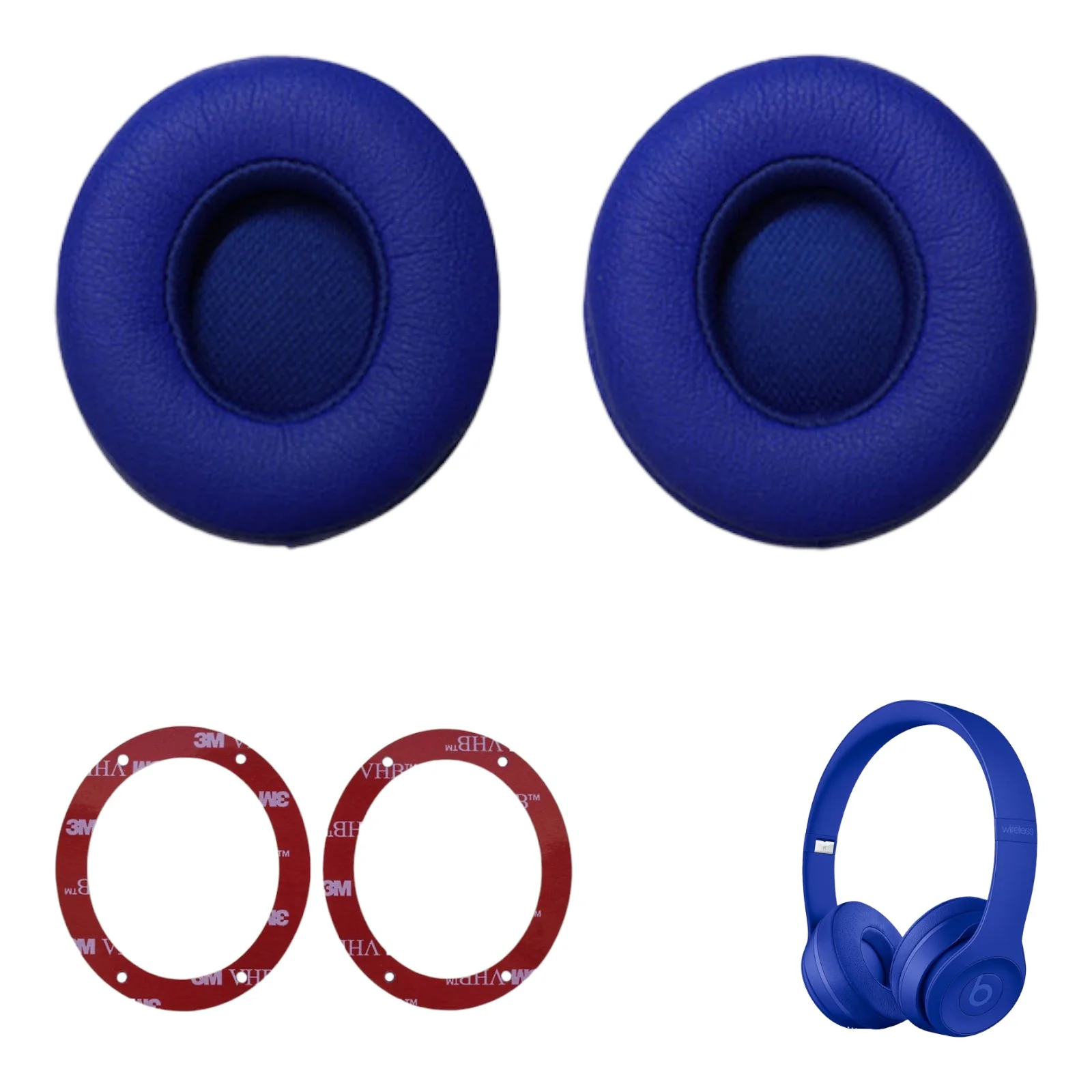Beats By Dre Solo 2 Solo 3 Wireless Ear Pad Earpad Muffs Replacements - Parts - Image 6