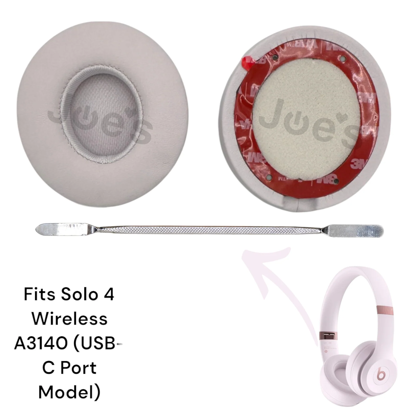 Beats By Dre Solo 4 Wireless (A3140) USB-C Ear Pad Earpad Ear Pad Muffs Replacements - Parts - Image 5