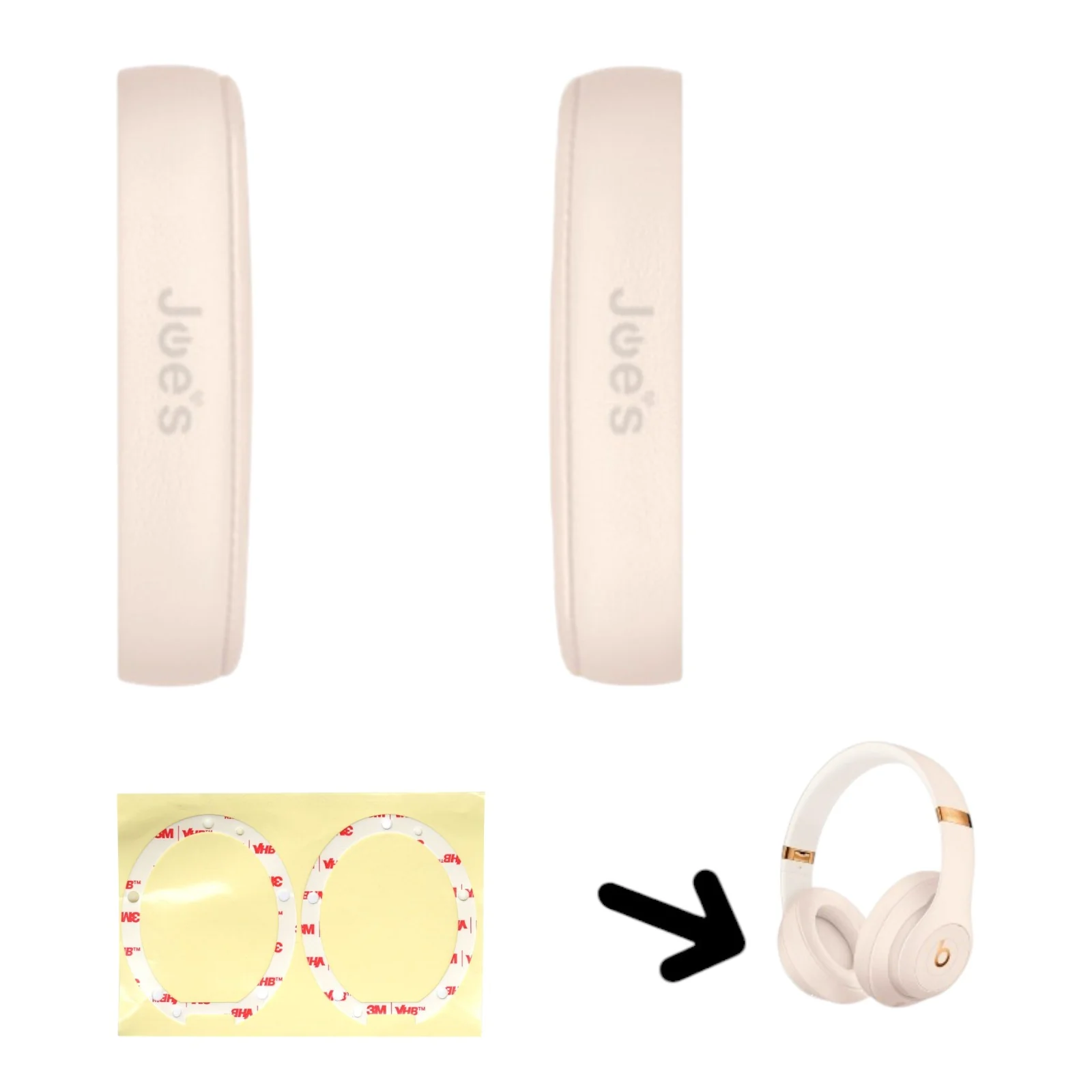 Beats By Dre Studio 3 Wireless Ear Pads Muffs Cushions Replacement Pair A1914 - Parts - Image 13